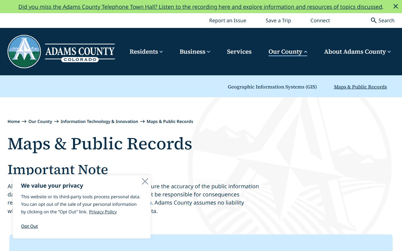 Adams County Property Records