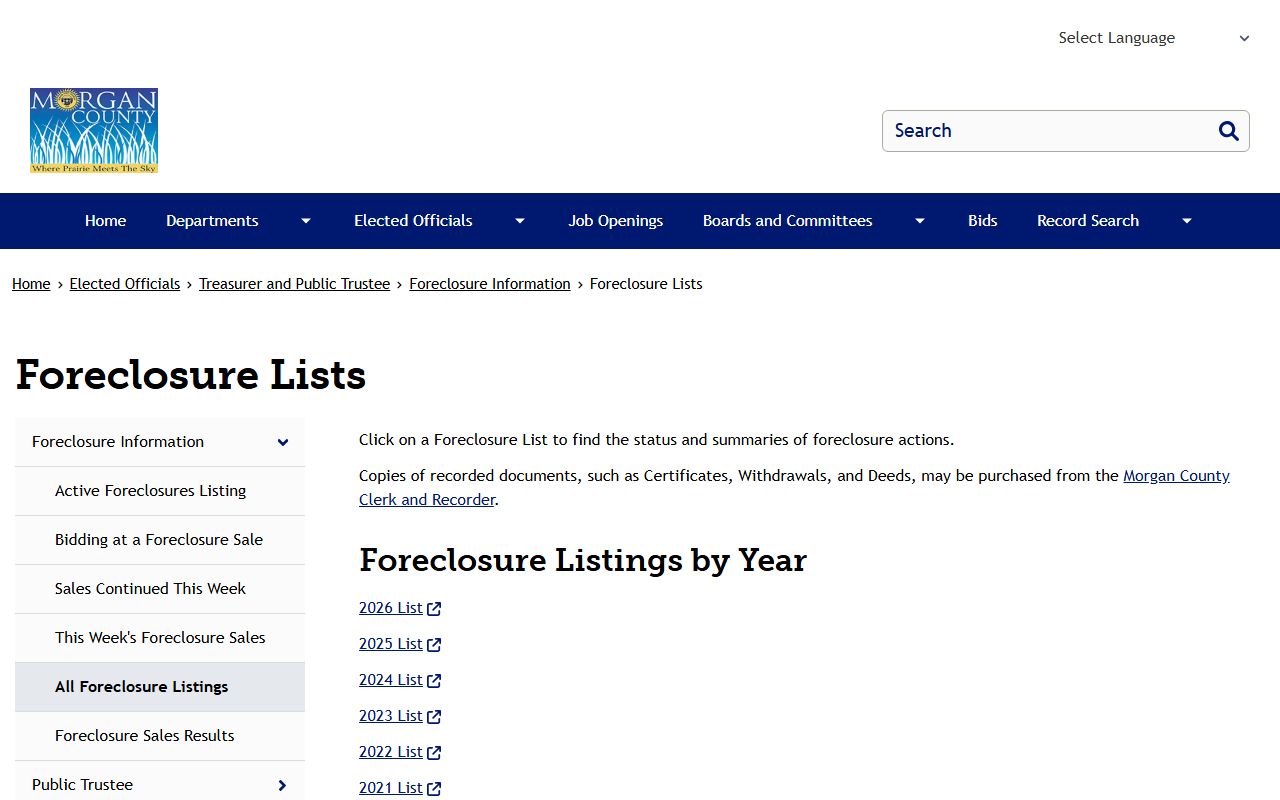 Morgan County Property Records